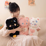 Cute Fortune Cat Doll Children's Pillow Plush Toy - Cindi Book
