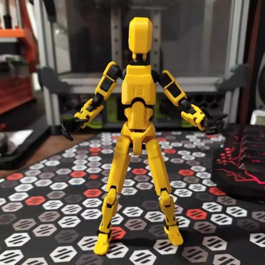 Multi-Jointed Movable Shapeshift Robot 2.0 3D Printed Mannequin Dummy Action Model Doll Toy Kid Gift - Cindi Book