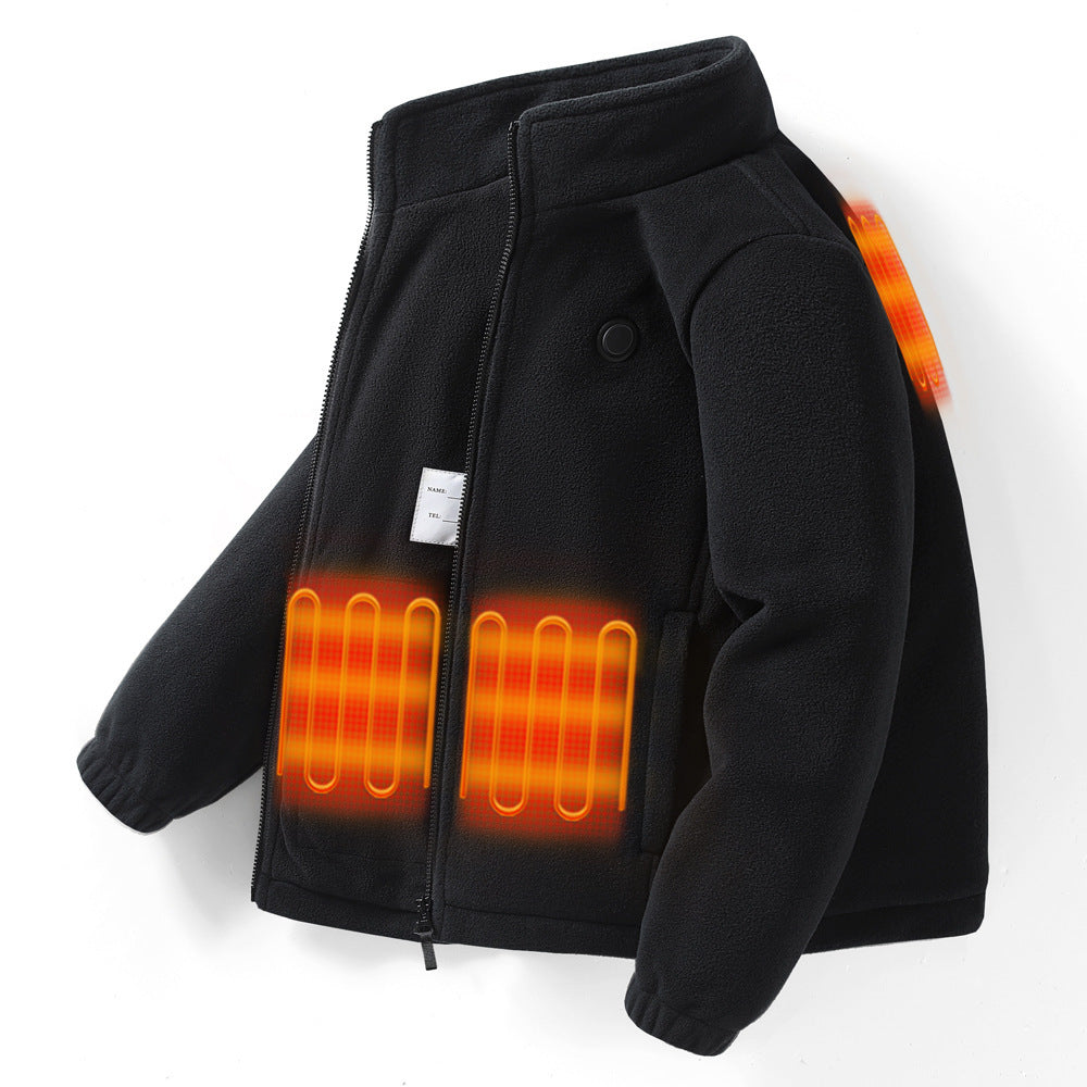 Children's Heating Jacket Heating Polar Fleece - Cindi Book