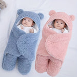 Winter Baby Sleeping Bag Bear Nap Printed Sleeping Bag, Suitable For Babies Aged 0-10 Months, Soft Nap Mat With Removable Pillow - Cindi Book
