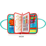 New Busy Book Children's Busy Board Dressing And Buttoning Learning Baby Early Education Preschool Sensory Learning Toy - Cindi Book