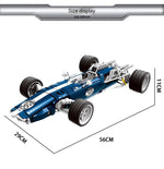 Creative Technology Blue Racing Car Assembling Building Blocks Toy - Cindi Book