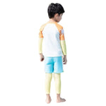 Boy Cartoon Split Long-sleeved Long Trousers Quick-drying Swimwear - Cindi Book