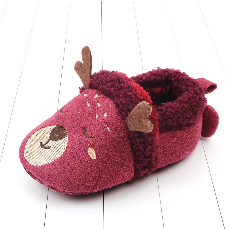 Baby Shoes Adorable Infant Slippers Toddler Baby Boy Girl Knit Crib Shoes - Cindi Book