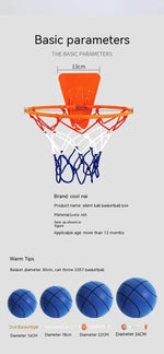 Silent High Density Foam Sports Ball Indoor Mute Basketball Soft Elastic Ball Children Sports Toy Games - Cindi Book