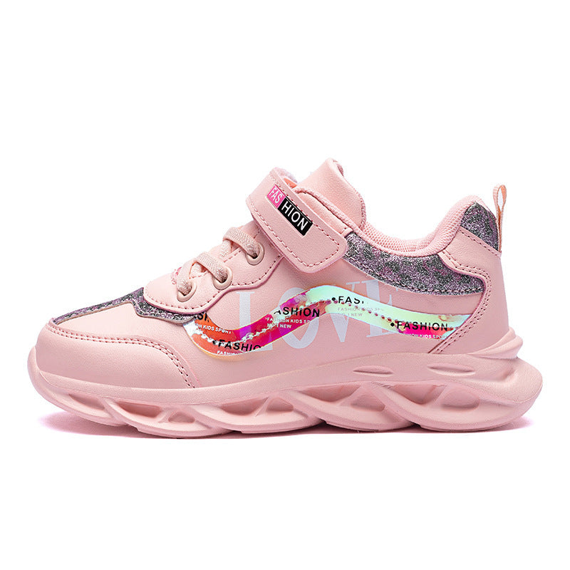 Korean Style Trendy Shoes Girls  Girls Shoes Children's Sports Shoes - Cindi Book
