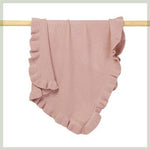 Knitted Baby Blankets Newborn Swaddle Wrap Ruffle - Cindi Book