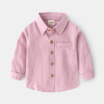 Fashion Personality New Solid Color Boys' Shirt - Cindi Book