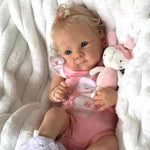 3D Advanced Skin-tone Painted Lifelike Reborn Baby Doll - Cindi Book