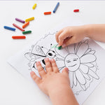 Printable Coloring Pages - The Bee Who Could Not Choose Her Flower