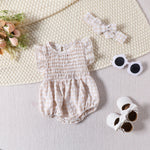 Baby Girl Solid Color Baby Sleeveless Triangle Rompers Romper - Cindi Book