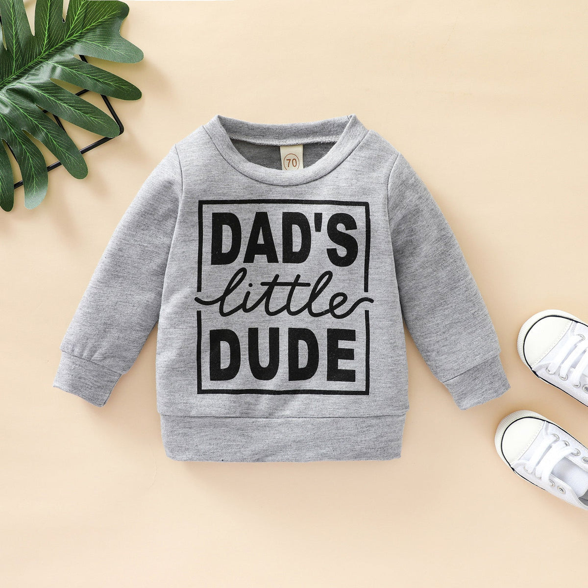 Boys Polyester Letter Grey Sweatshirt Top - Cindi Book