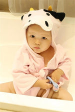 Cartoon Cute Animal Modeling Baby Bath Towels Baby Bathrobes Cotton Children's Bathrobes Baby Hooded - Cindi Book