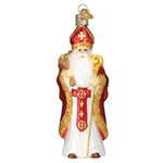Old World Christmas St. Nicholas Ornament - hand-blown glass Christmas tree ornament (view 3)