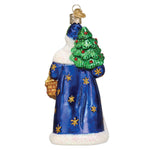 Old World Christmas Regal Father Christmas Ornament - hand-blown glass Christmas tree ornament (view 5)