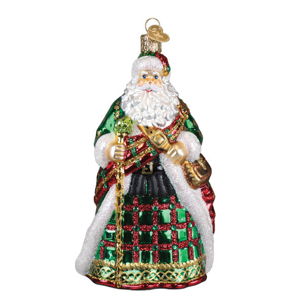 Old World Christmas Irish Father Christmas Ornament - hand-blown glass Christmas tree ornament (view 2)