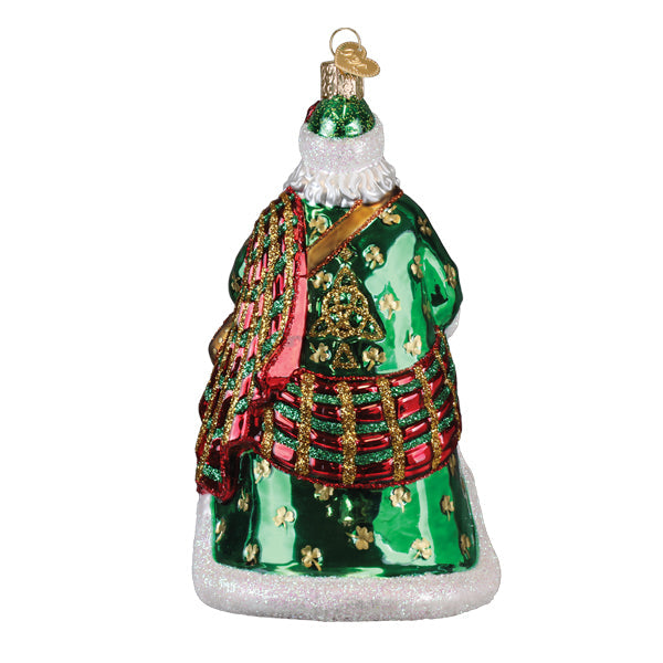 Old World Christmas Irish Father Christmas Ornament - hand-blown glass Christmas tree ornament (view 3)