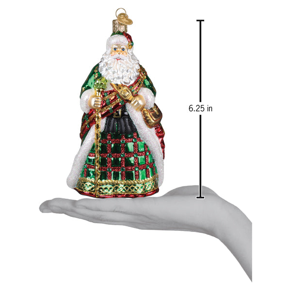 Old World Christmas Irish Father Christmas Ornament - hand-blown glass Christmas tree ornament (view 5)