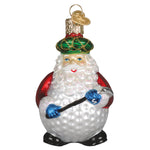Old World Christmas Ho Ho Hole-In-One Ornament - hand-blown glass Christmas tree ornament (view 2)