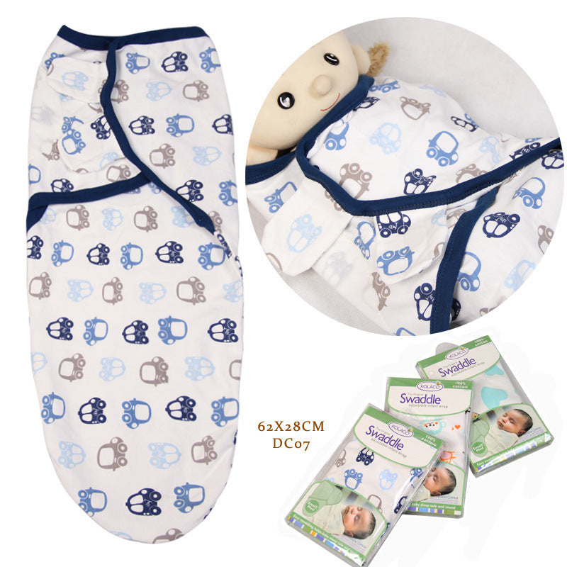 Cotton baby baby wrapped towel, cartoon baby sleeping bag, anti startled baby and baby products - Cindi Book