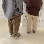 Children's Fashionable Elastic Corduroy Pants - Cindi Book