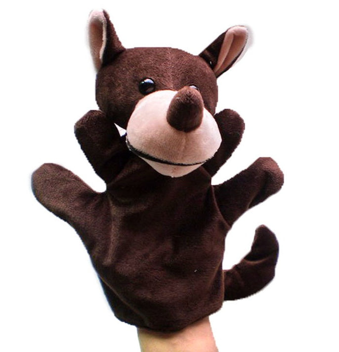 Hand puppet 28 plush toy big hand puppet preschool teaching aid - Cindi Book