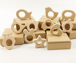 Beech Wood Baby Teethers - Cindi Book