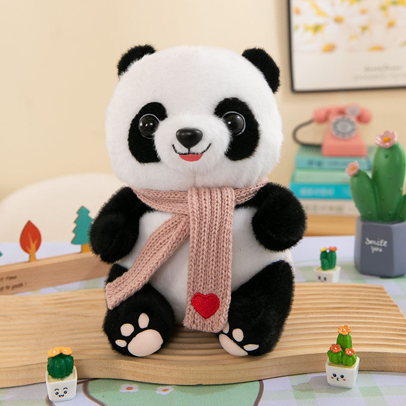 Cute Panda Plush Toy Wearing Clothes - Cindi Book