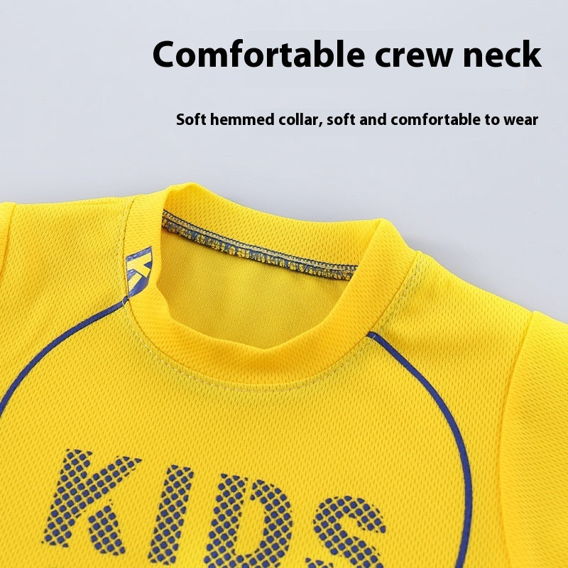 Children Short-sleeved Uniform Sportswear Set - Cindi Book