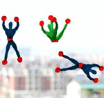 Small Sticky Man Climb On The Wall Children Toys Stick Man Bendy Toy Wall Climbing Man - Cindi Book