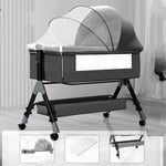 Baby Splicing Portable Multifunctional Mobile Folding Cradle Bed - Cindi Book