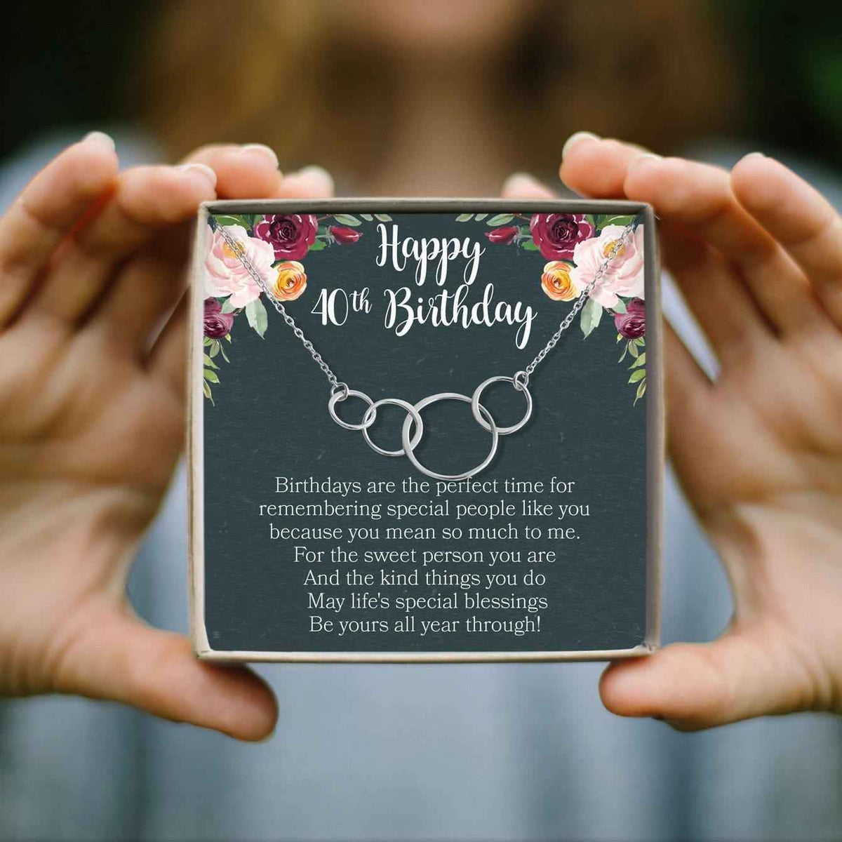 40th Birthday Necklace
