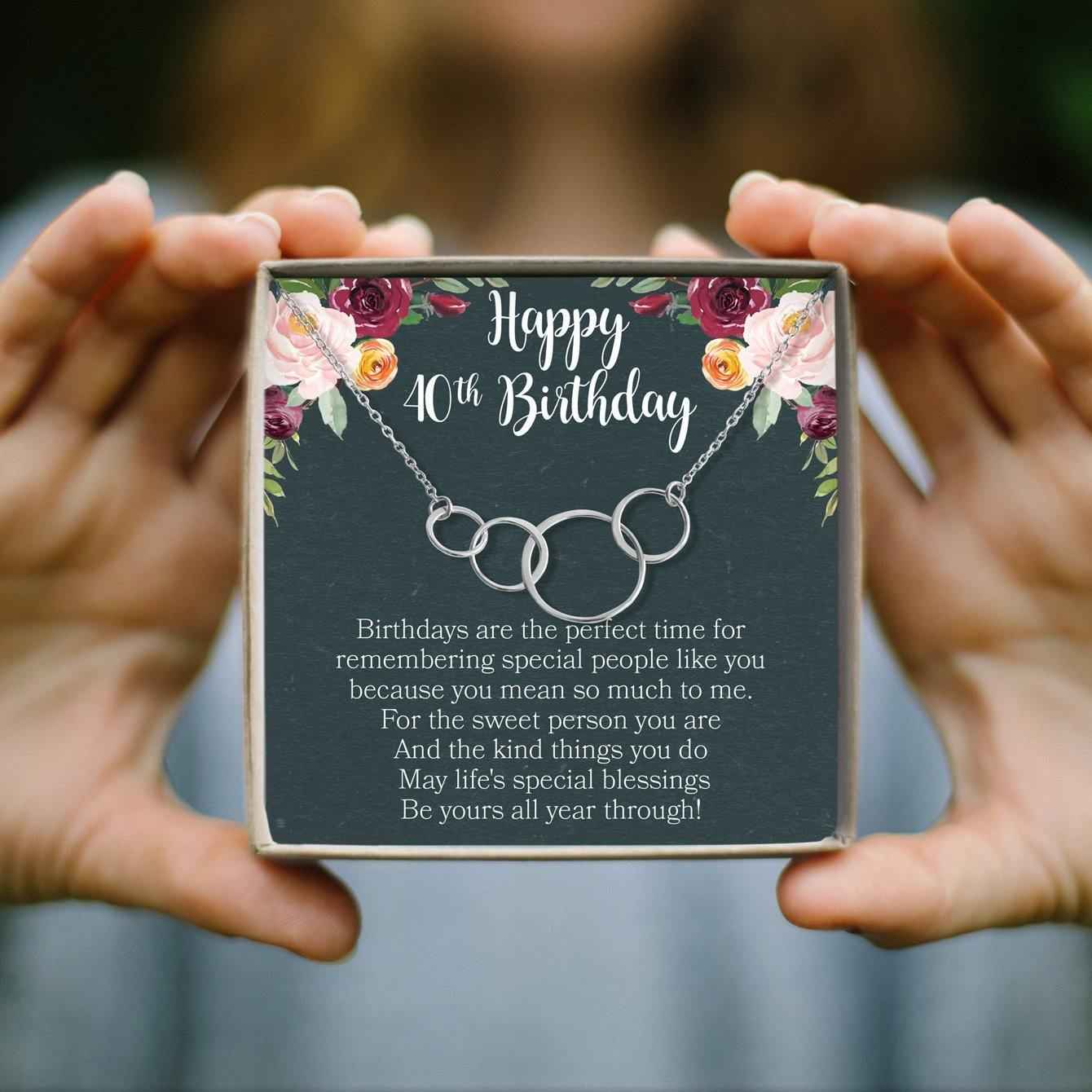 40th Birthday Necklace