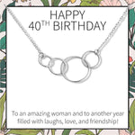 40th Birthday Necklace