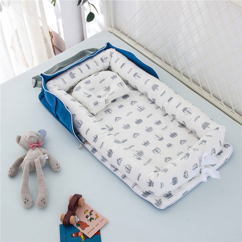 Cotton Portable Baby Crib Newborn Foldable - Cindi Book