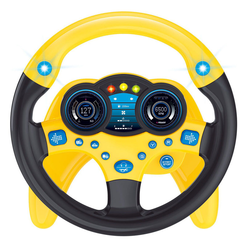 Co-pilot simulation steering wheel puzzle simulation toy - Cindi Book
