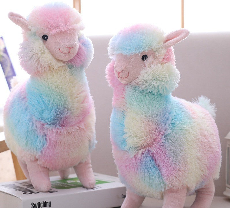 30cm  Rainbow Alpaca - Cindi Book
