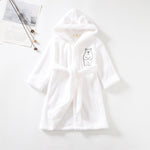 Flannel Bathrobe Boys' Home Wear With Hood - Cindi Book