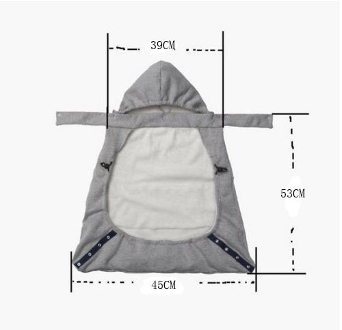 Windproof Baby Backpack Blanket Baby Sling - Cindi Book