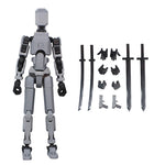 3D Printing More Than Movable Joint Doll Lucky 13 Full Body Movable Robot - Cindi Book