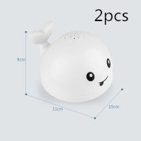 New Baby Bathroom Bath Electric Induction Whale Spray Small Toy - Cindi Book