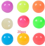 Luminous Sticky Ball Toys Sticky Wall Home Party Games Glow In The Dark Novelty Toys Decompression Squeeze Toy - Cindi Book