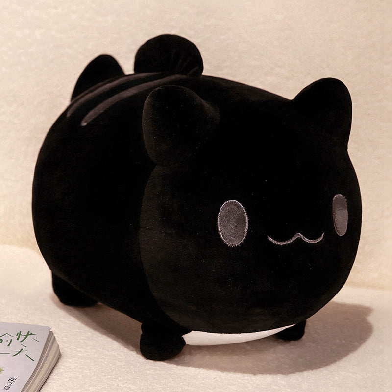 Cartoon Cute Fishtail Cat Plush Toy Accompany Doll Girl Bed Sofa Doll Birthday Gift - Cindi Book