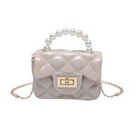 Pearl Hand One-shoulder Crossbody Chain Children's Bags - Cindi Book