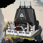 Baka 33214 Black Wednesday Small Black House Building Street View Model Building Blocks Children's Puzzle Toys Storage - Cindi Book