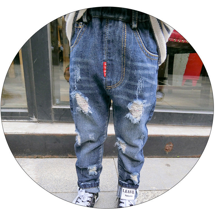 Ripped children's jeans - Cindi Book