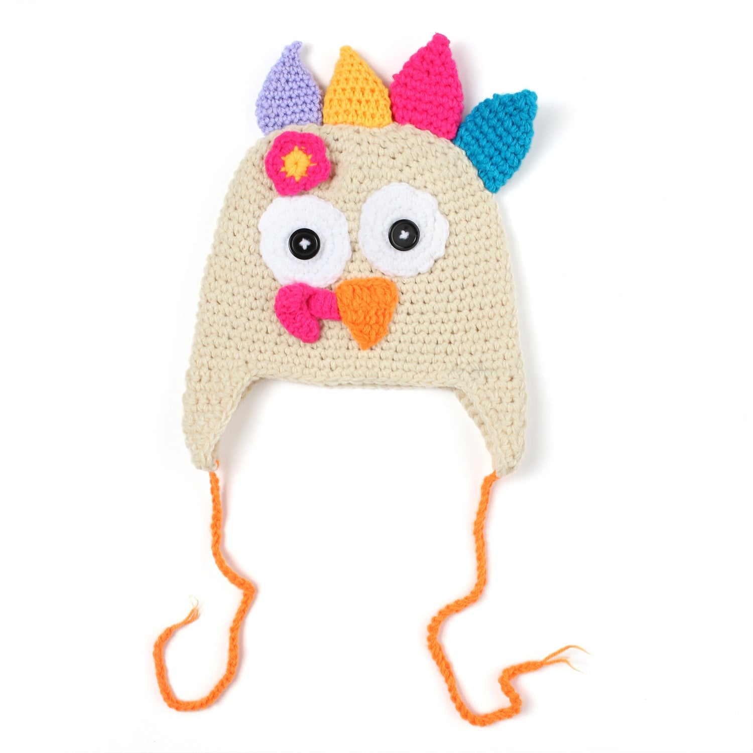 Thanksgiving hand-woven turkey hat - Cindi Book