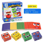 Face Changing Rubik's Cube Educational Toy Expression Building Blocks - Cindi Book