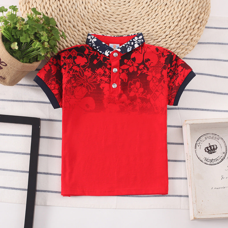 Kids Shirt Boys Tops Children Outfit Apparel