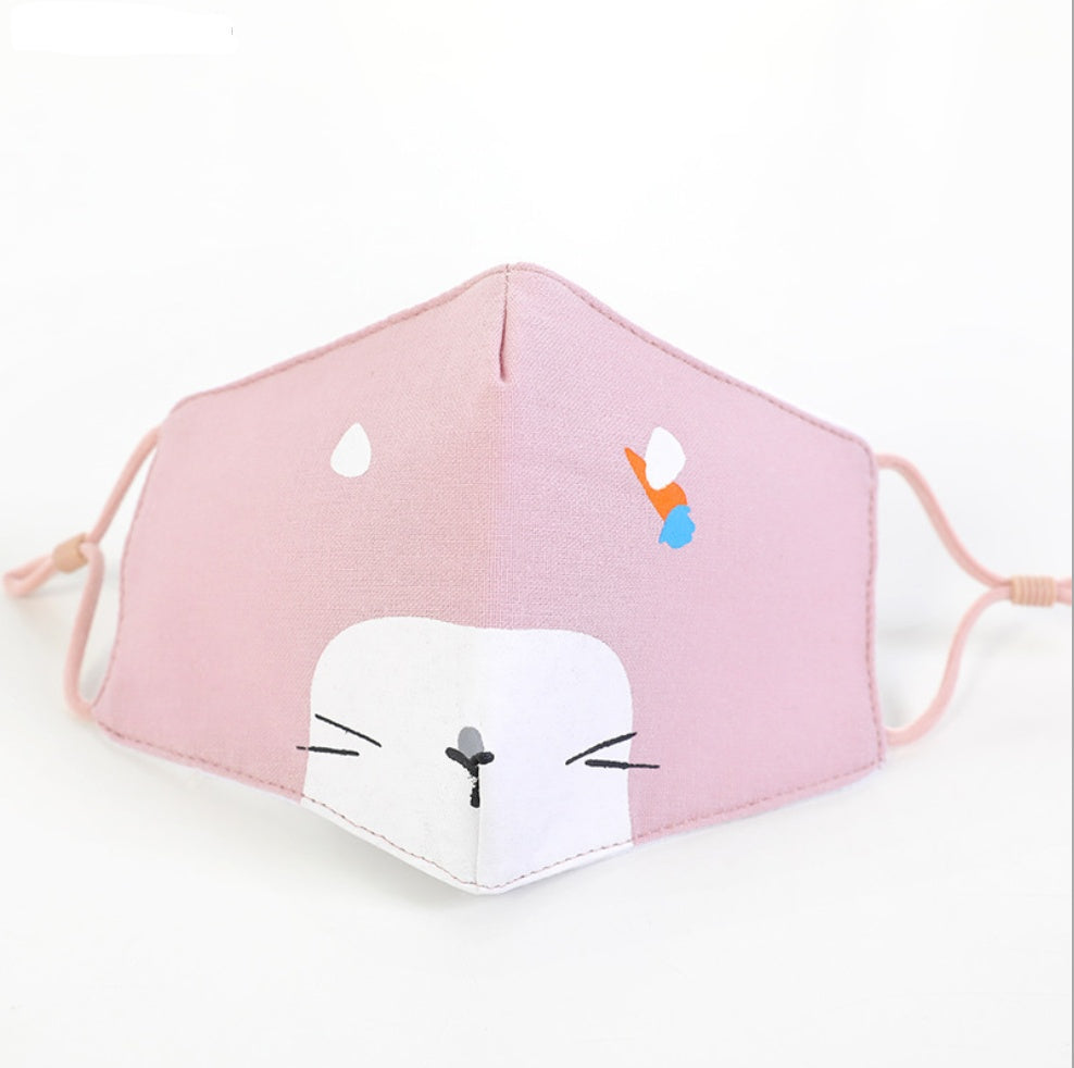 Kid Carton Cotton Facial Mask Adult Mask - Cindi Book